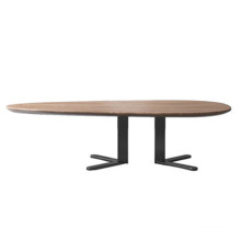 Conjunto de mesa de café de madera